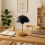 Opviq Lámpara de Mesa de Metal Negra AYD-2795